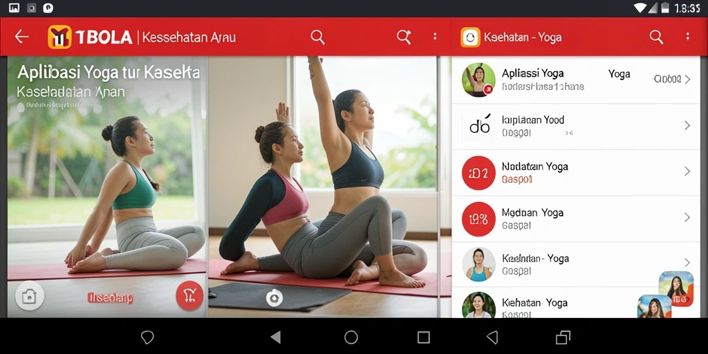 Antarmuka user-friendly 11BOLA untuk latihan yoga.