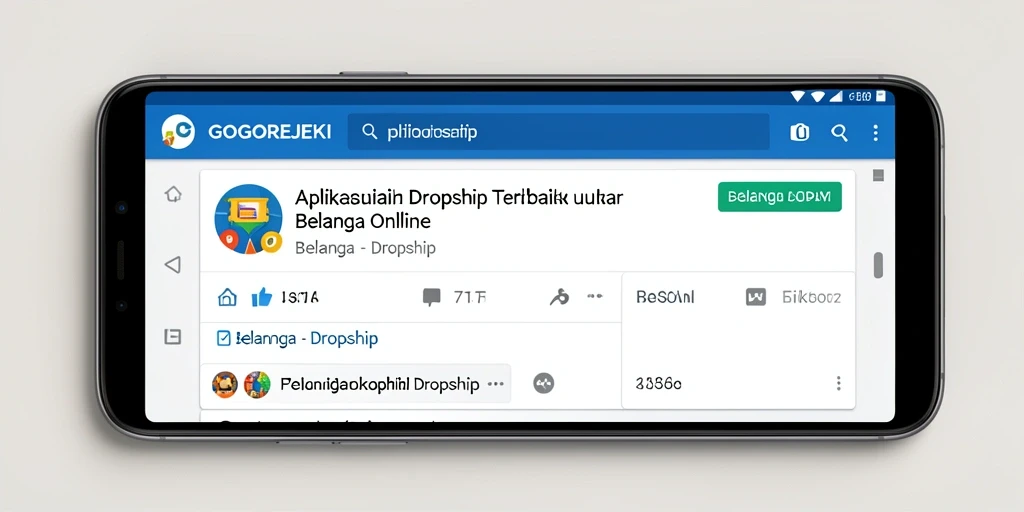 Tampilan antarmuka GOGOREJEKI yang intuitif dan mudah digunakan.