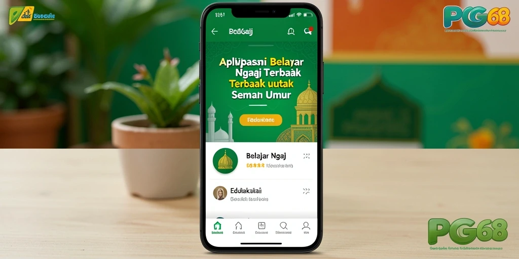 Antarmuka pengguna PGG68 yang intuitif dan menarik.