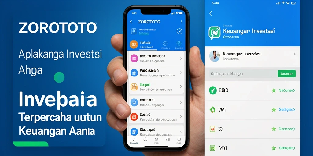 Antarmuka ZOROTOTO yang ramah pengguna untuk investasi.