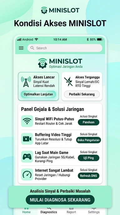 Jalur Alternatif Minislot untuk Pengguna Android