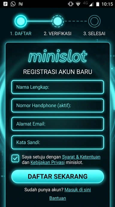Panduan Lengkap Registrasi Akun Minislot untuk Pengguna Android